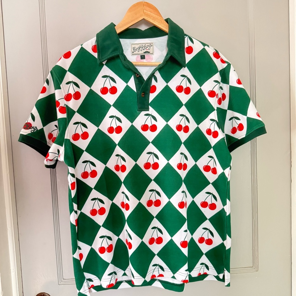 Bogey Boys Cherry Golf Polo - Large